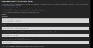 Downloading the CS: GO Server files